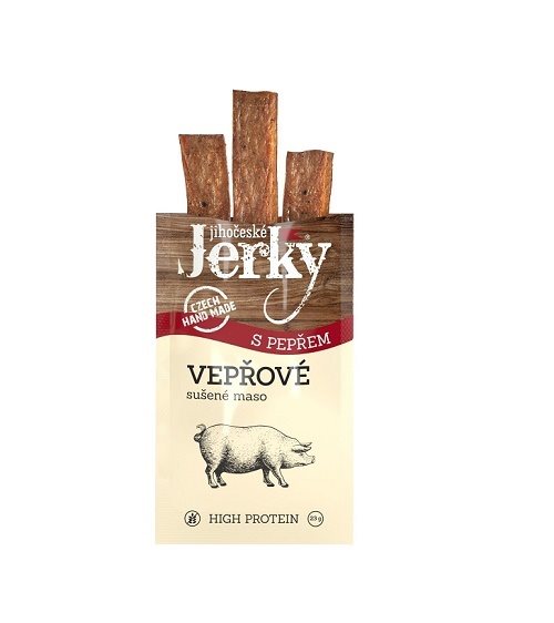 Jihočeské Jerky vepřové s pepřem