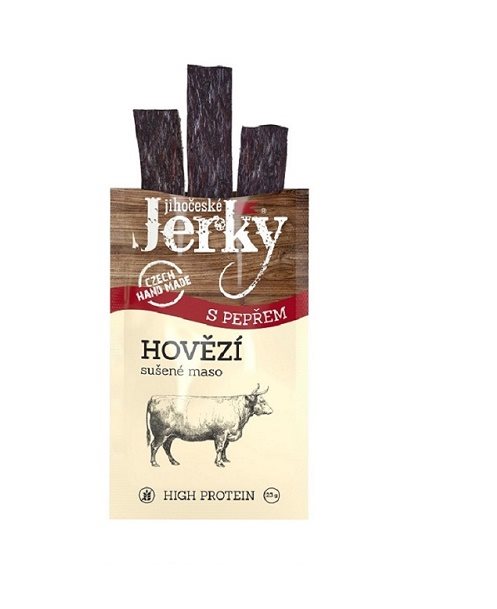 Jihočeské Jerky hovězí s pepřem Jihočeské Jerky hovězí s pepřem