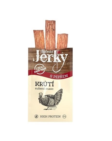 ihočeské Jerky krůta s pepřem