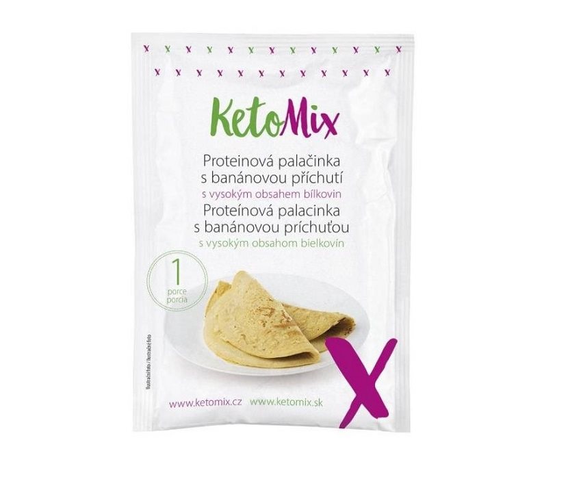 KetoMix Protein palacsinta banán ízesítéssel