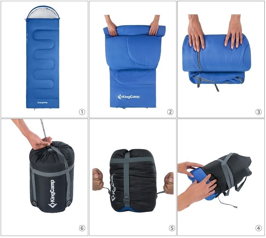 KingCamp Oasis 250 Sleeping Bag (Blue)