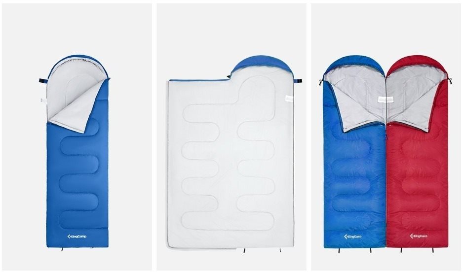 KingCamp Oasis 250 Sleeping Bag (Blue)