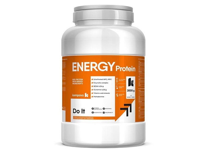 Kompava Energy Protein 2000 g, vanilka