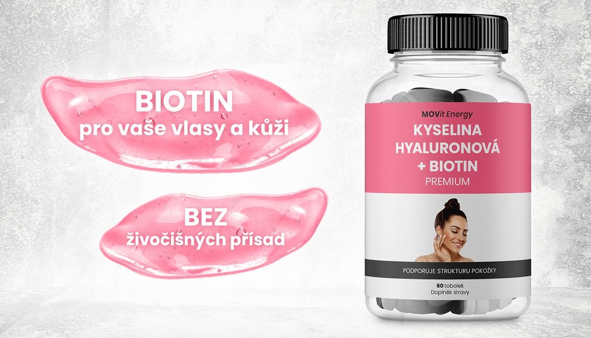 MOVit Hyaluronic Acid + Biotin PREMIUM 60 tablets