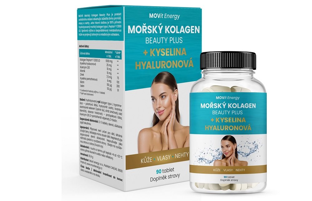 MOVit Marine Collagen Beauty Plus + Hyaluronic Acid 