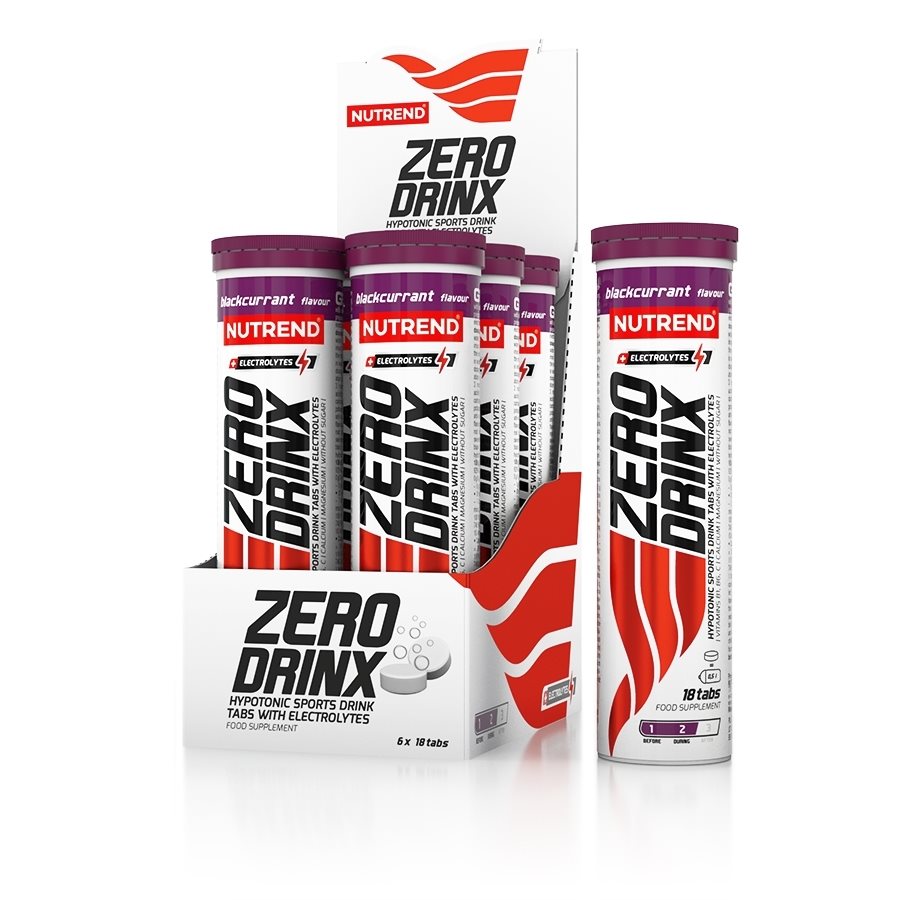 Nutrend Zerodrinx Tabs, 18 Tablets, Blackcurrant Nutrend Zerodrinx Tabs, 18 Tablets, Blackcurrant