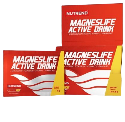 Nutrend Magneslife Active Drink, 10X15 G, Lemon Nutrend Magneslife Active Drink, 10X15 G, Lemon