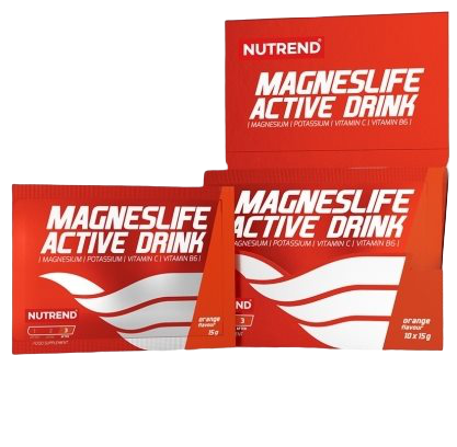 Nutrend Magneslife Active Drink, 10X15 G, Orange Nutrend Magneslife Active Drink, 10X15 G, Orange