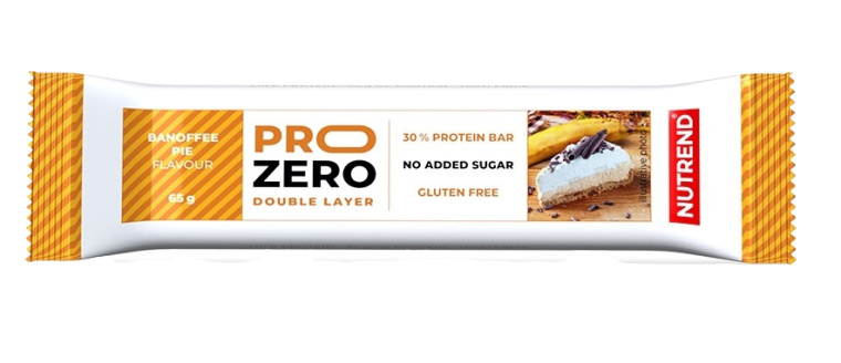 Nutrend Prozero, 65 g, banánovo-karamelový koláč