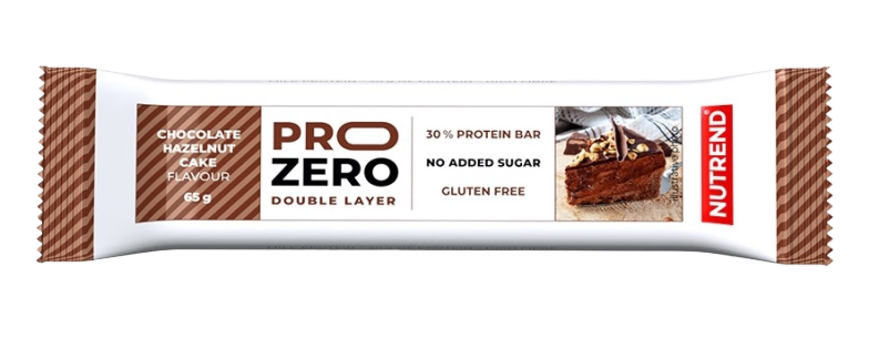 Nutrend Prozero, 65 g, čokoládovo-oříškový koláč