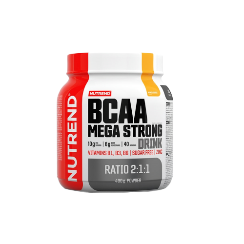 Nutrend BCAA Mega Strong Drink (2: 1: 1), 400 g, mango