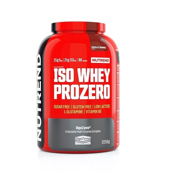 Nutrend ISO Whey Prozero, 2250 g, chocolate brownies 