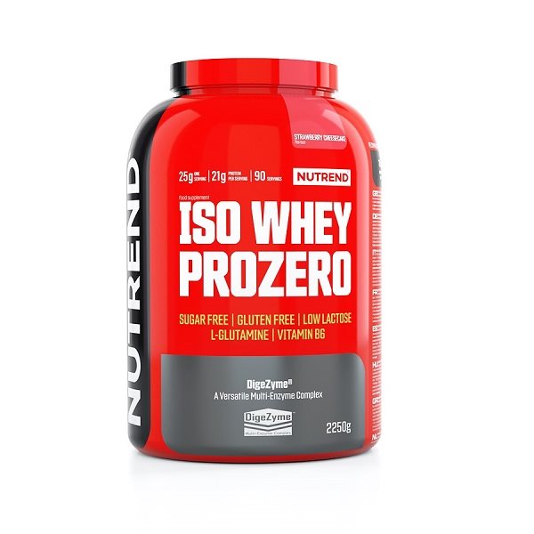  Nutrend ISO Whey Prozero, 2250 g, strawberry cheesecake