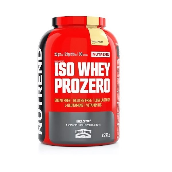 Nutrend ISO Whey Prozero, 2250 g, vanilla custard Nutrend ISO Whey Prozero, 2250 g, vanilla custard