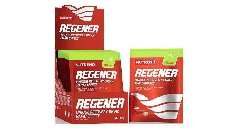 Nutrend Regener 10 × 75 g, fresh apple