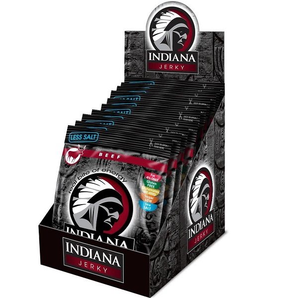 Indiana Jerky Beef Less Salt 