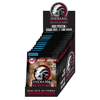 Indiana Jerky hovädzie Less Salt