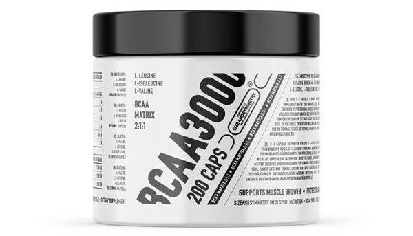 Sizeandsymmetry BCAA 3000, 200 capsules 