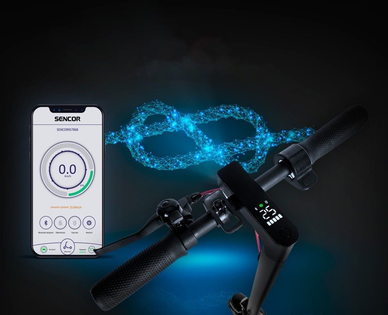 Sencor SCOOTER Two Long Range Electric Scooter 2021