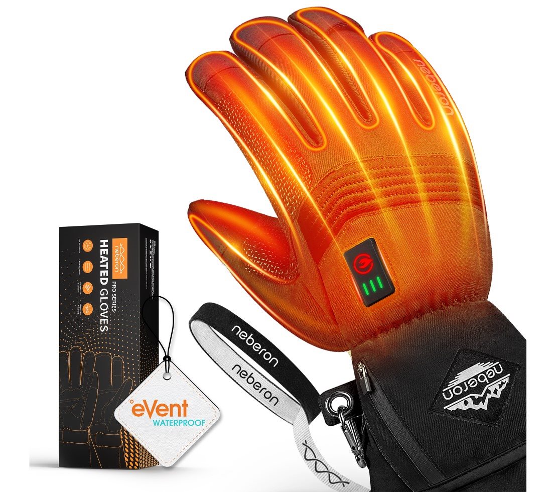 Lyžiarske rukavice Neberon HG-HG040E Five Finger Heated Gloves