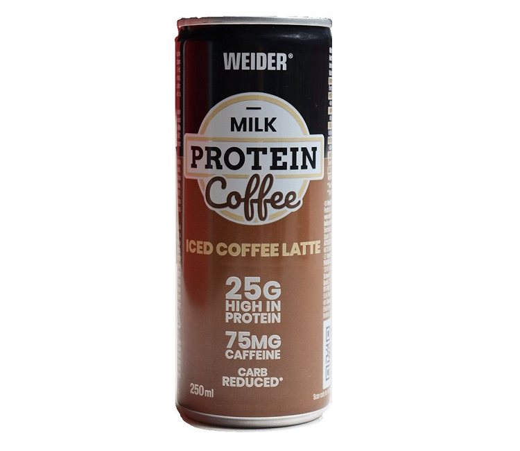 Proteínový nápoj Weider Milk Protein Coffee, 250 ml, iced coffee latte 