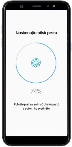 Mobilný telefón Samsung Galaxy A6 , odtlačok
