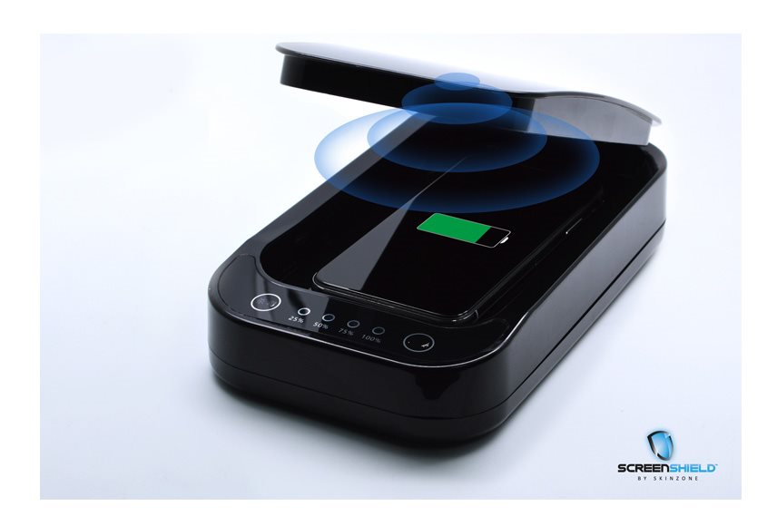 Screenshield UV černý Wireless charger