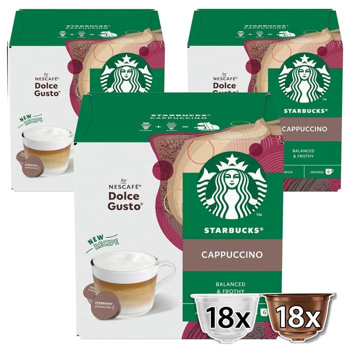 Starbucks Cappuccino by NESCAFE DOLCE GUSTO