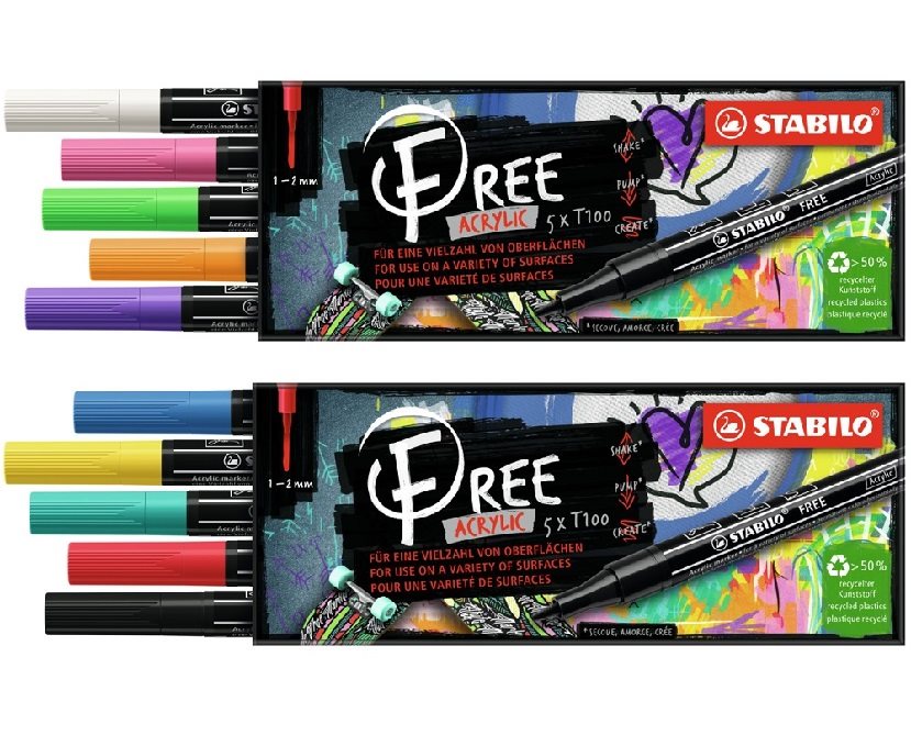 Marker STABILO FREE Acrylic T100 1