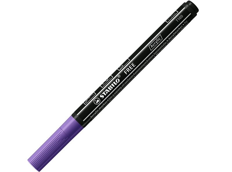  STABILO FREE Acrylic T100, lila 1 St