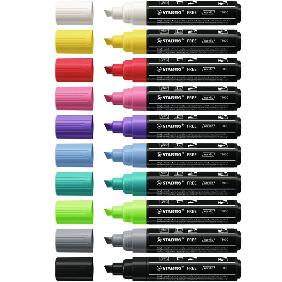 STABILO FREE Acrylic T800C Marker