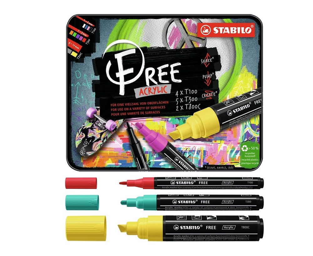 STABILO FREE Acrylic base set