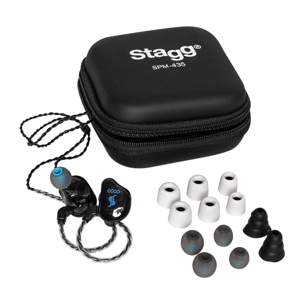 Professioneller In-Ear-Kopfhörer für Musiker Stagg SPM-435 BK Professioneller In-Ear-Kopfhörer für Musiker Stagg SPM-435 BK