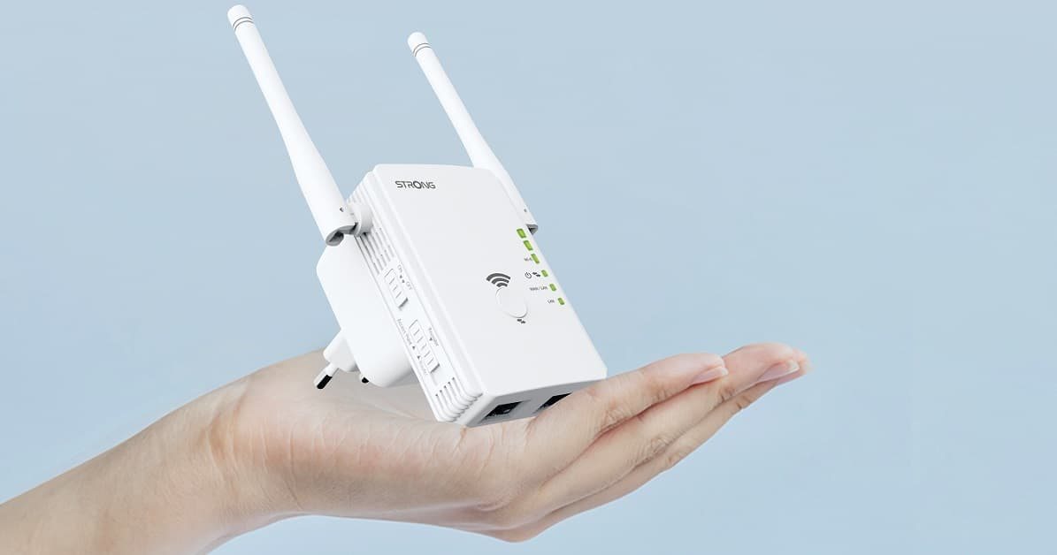 WiFi extender Strong 300 v2 s rychlostí až 300 Mb/s WiFi extender Strong 300 v2 s rychlostí až 300 Mb/s