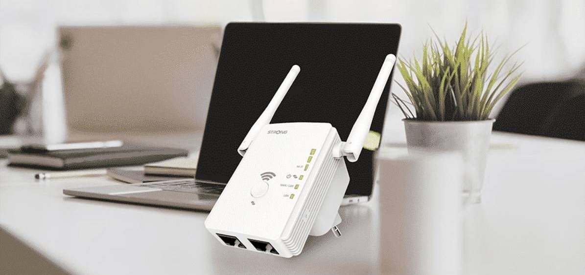 WiFi extender Strong 300 v2 s rychlostí až 300 Mb/s WiFi extender Strong 300 v2 s rychlostí až 300 Mb/s