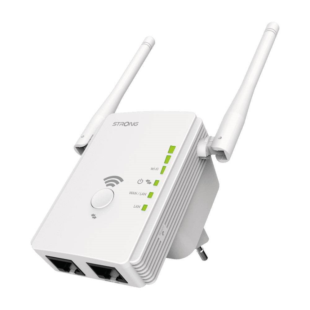 WiFi extender Strong 300 v2 s rychlostí až 300 Mb/s WiFi extender Strong 300 v2 s rychlostí až 300 Mb/s