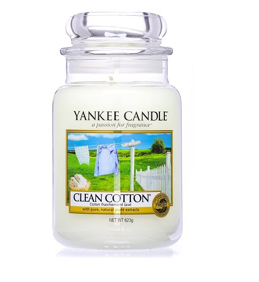 Sviečka YANKEE CANDLE Classic velká Clean Cotton 623 g Sviečka YANKEE CANDLE Classic velká Clean Cotton 623 g