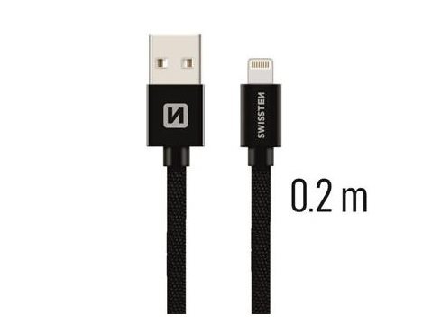 Swissten textile data cable