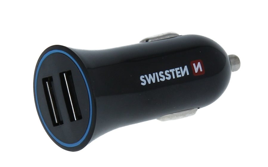 Nabíječka do auta Swissten adaptér 2.4A
