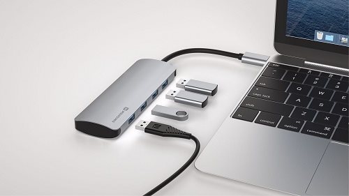 Swissten USB-C HUB 4-IN-1