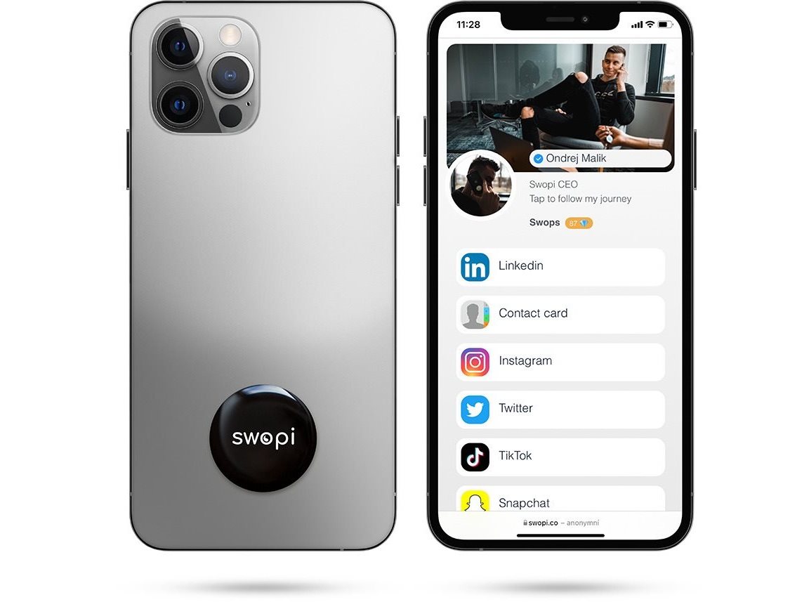 NFC tag Swopi Black