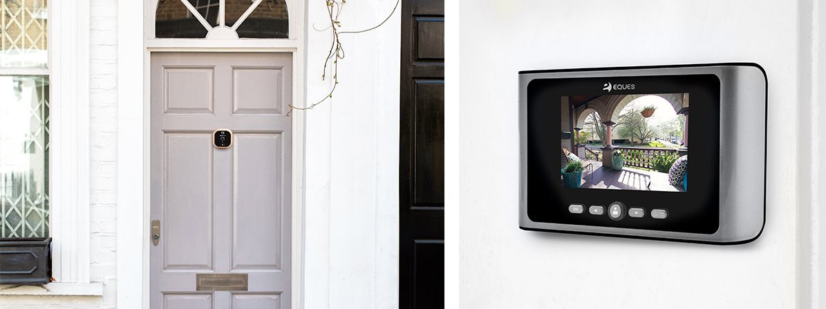 Digitální kukátko EQUES Greeter Plus Motion detection a noční přísvit