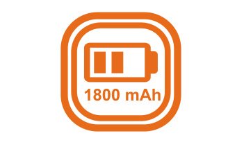Long battery life Long battery life