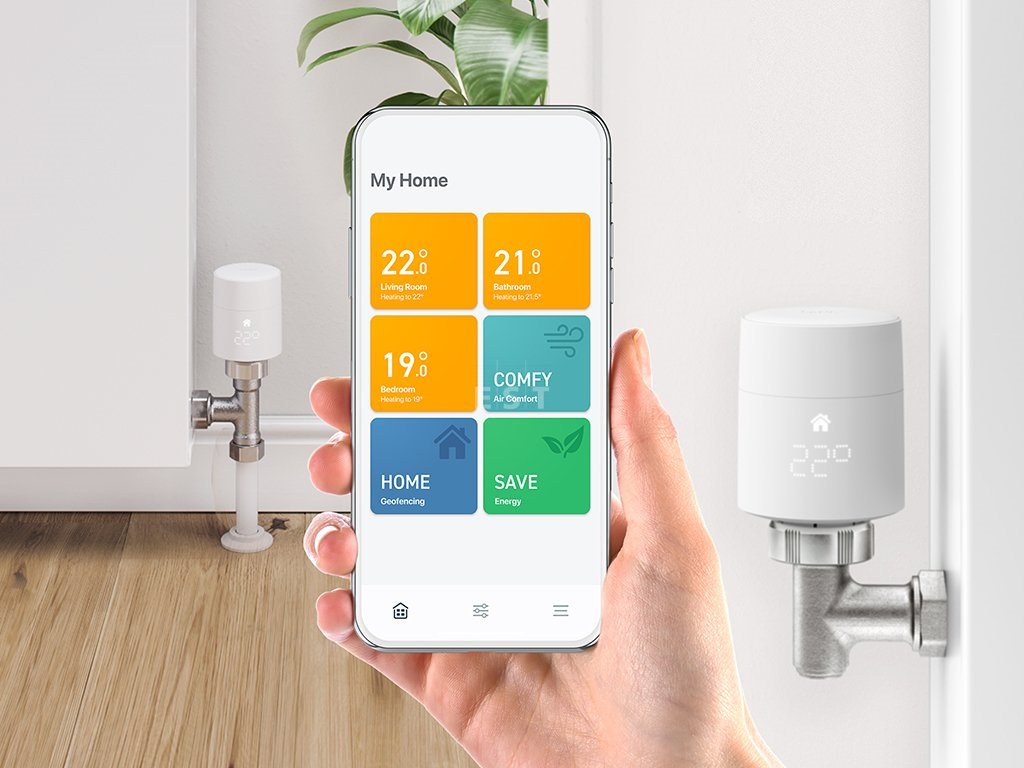 Thermostatischer Kopf Tado Smart thermostatischer Kopf Quattro