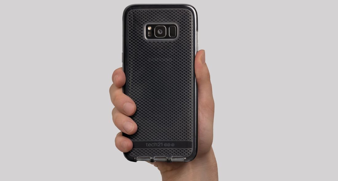  Zadní kryt Tech21 Evo Check pro Samsung Galaxy S8 kouřový - protiskluzový