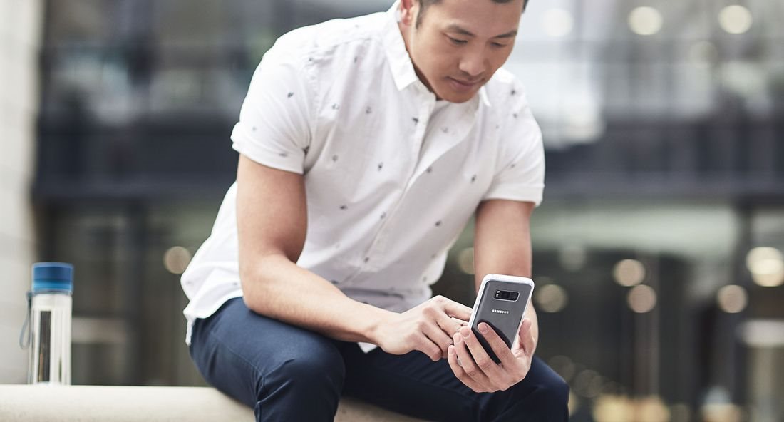  Zadní kryt Tech21 Pure Clear pro Samsung Galaxy S8 Plus - tenký