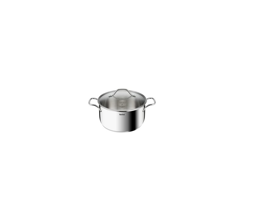 Tefal Kasserolle 20 cm mit Deckel Intuition B8644474