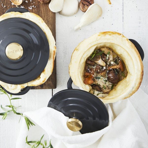 2 Stück Tefal Air MINI E255S255 Kasserollen mit Deckel