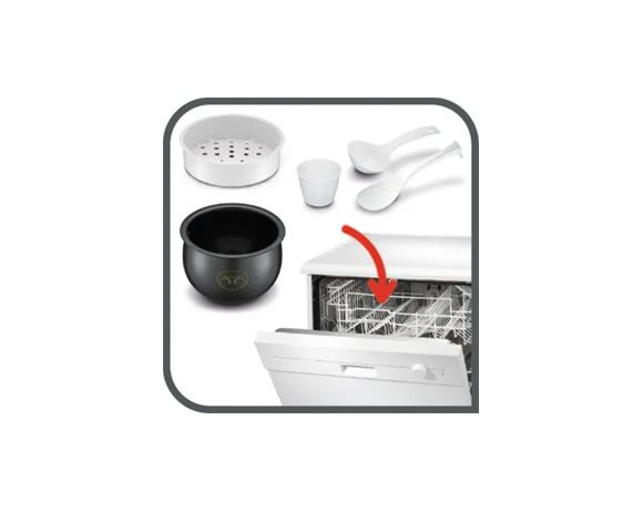 Dishwasher safe Tefal Sphericook 16-in-1 multicooker
