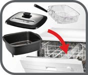 Tefal removable dishwasher safe parts